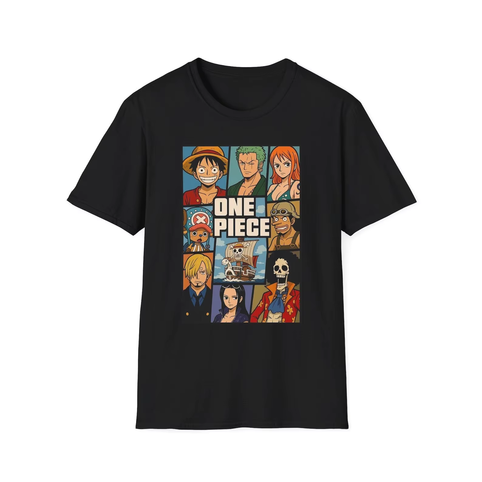 T-shirt One Piece Luffy pour Hommes et Femmes