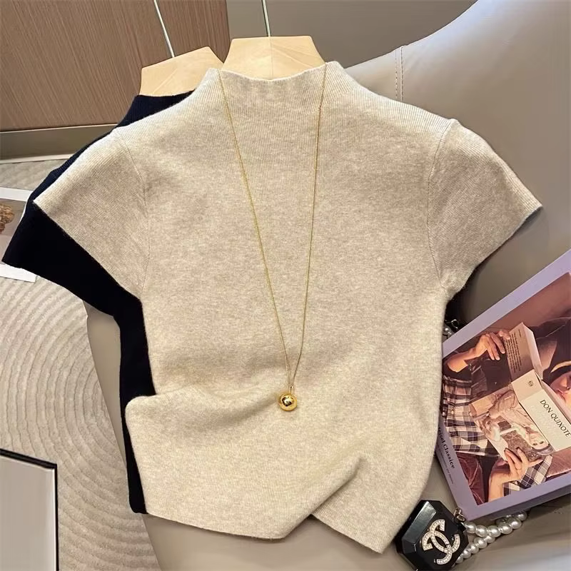 Pull à col roulé pour femme