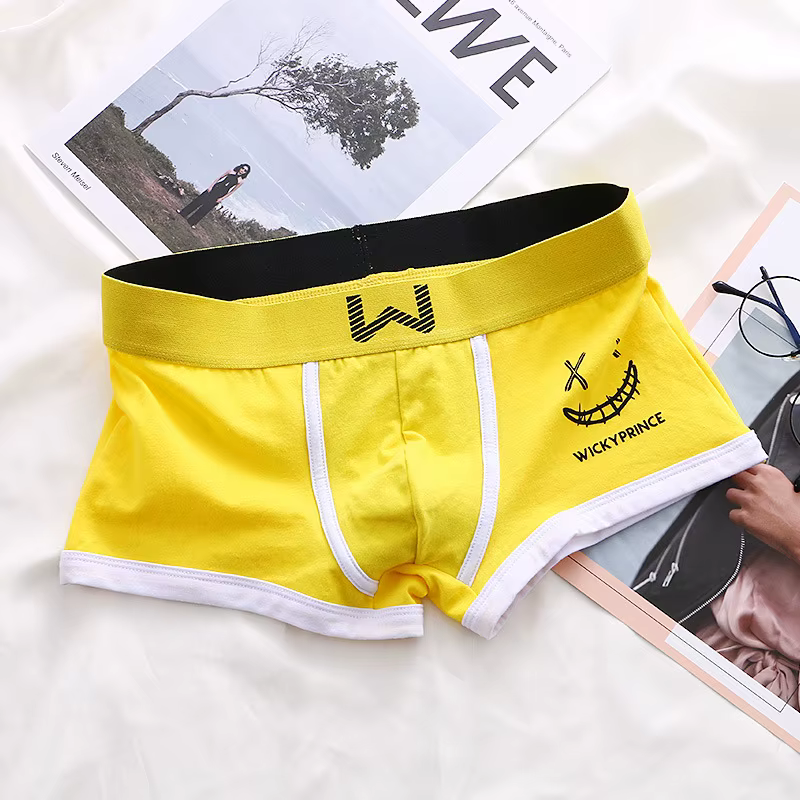 Hommes Boxer Shorts mode poche renflement caleçon mâle lettre imprimé Calzoncillo Hombre respirant sport coton Boxer Homme