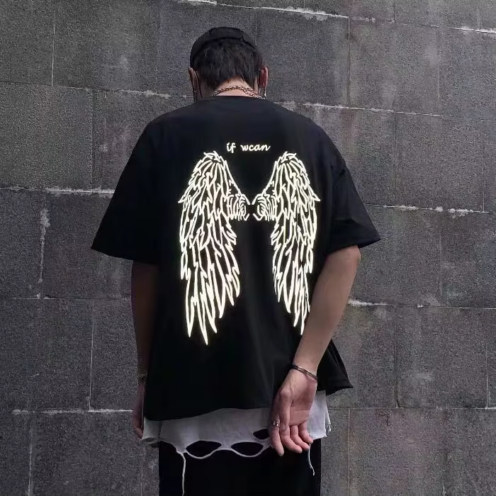 T-shirt à manches courtes et col rond pour hommes