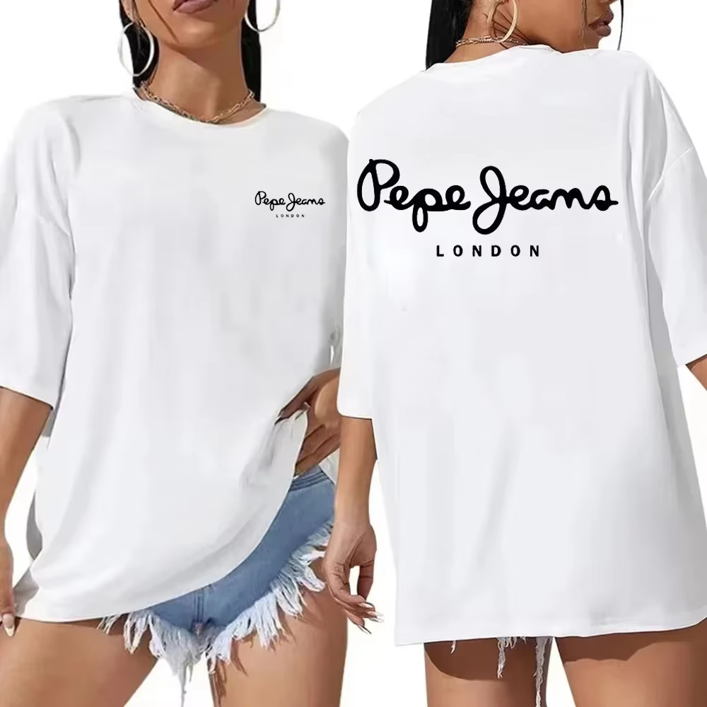 T-shirt à manches courtes avec logo Pepe Jeans London pour femmes