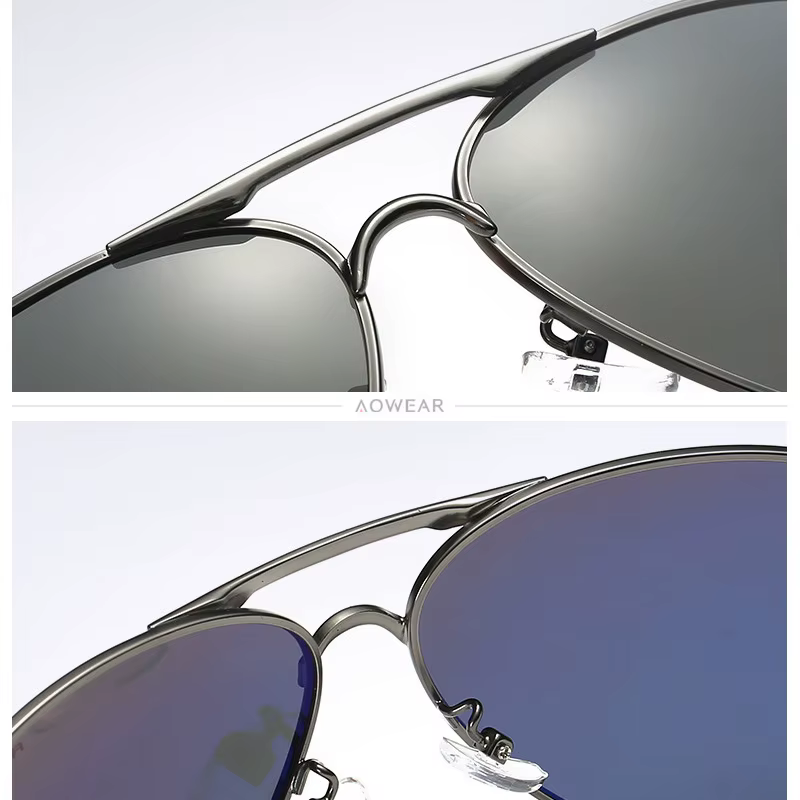 AOWEAR hommes Aviation lunettes de soleil