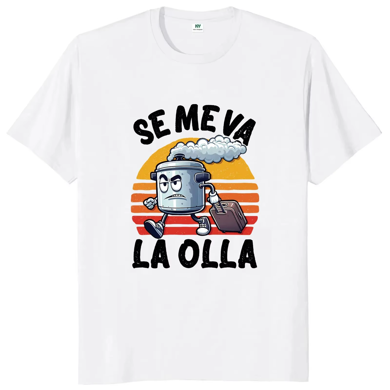 Se Me Va La Pinza T-shirt drôle blagues espagnoles Y2k Vintage