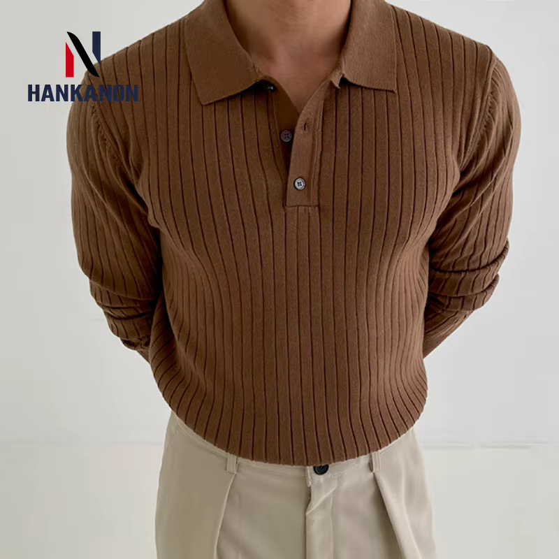 Polo rayé pour les affaires et les occasions occasionnelles