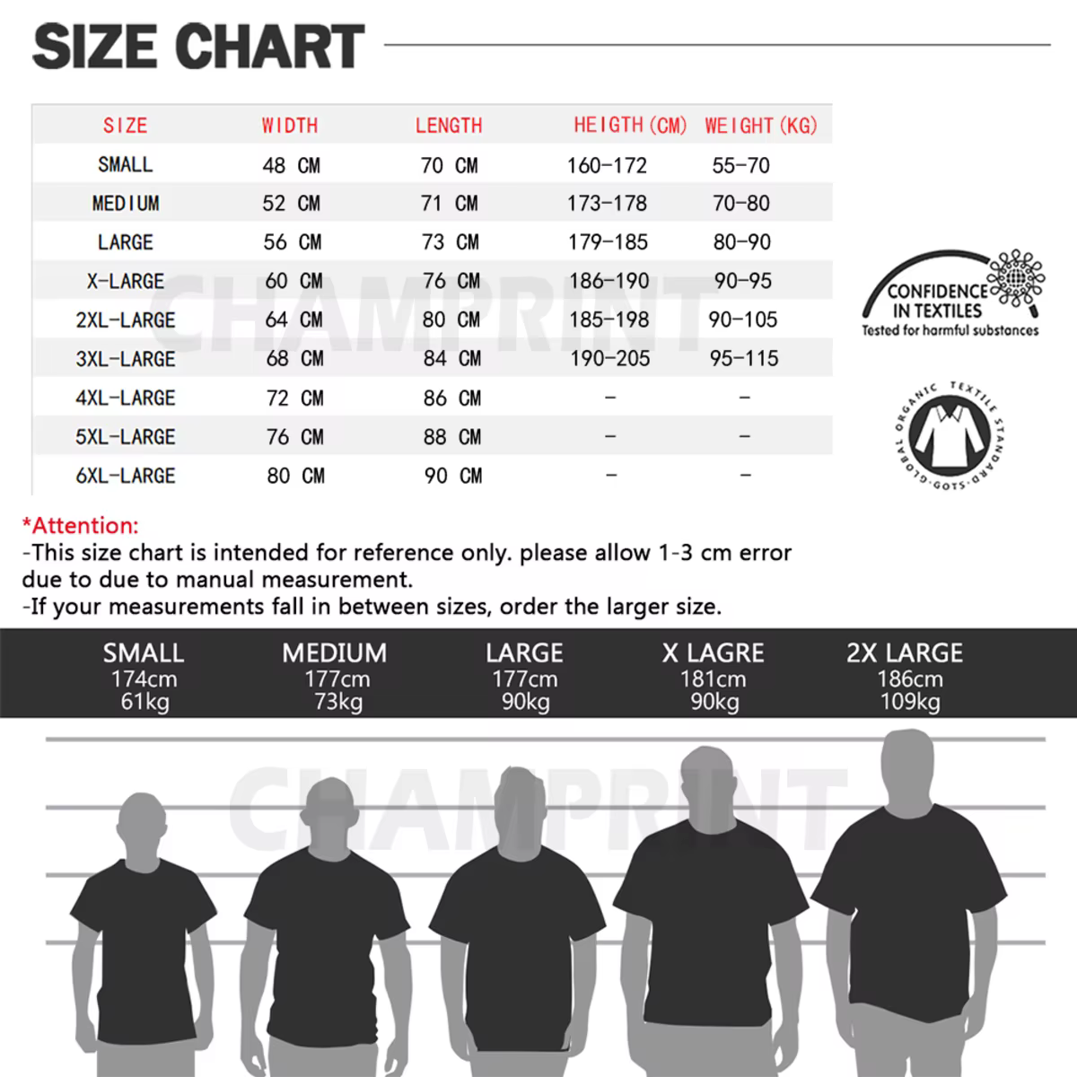 T-Shirt à manches courtes pour hommes