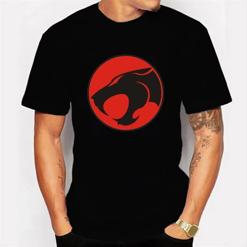T-shirt lumineux hommes mode décontracté à manches courtes col rond hauts