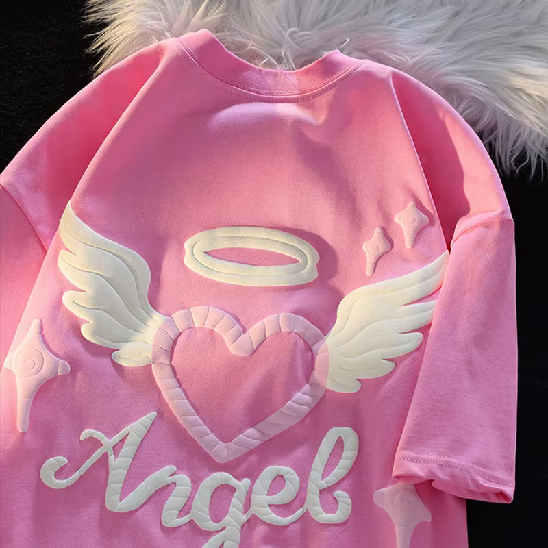 T-shirt à manches courtes en coton pour femme