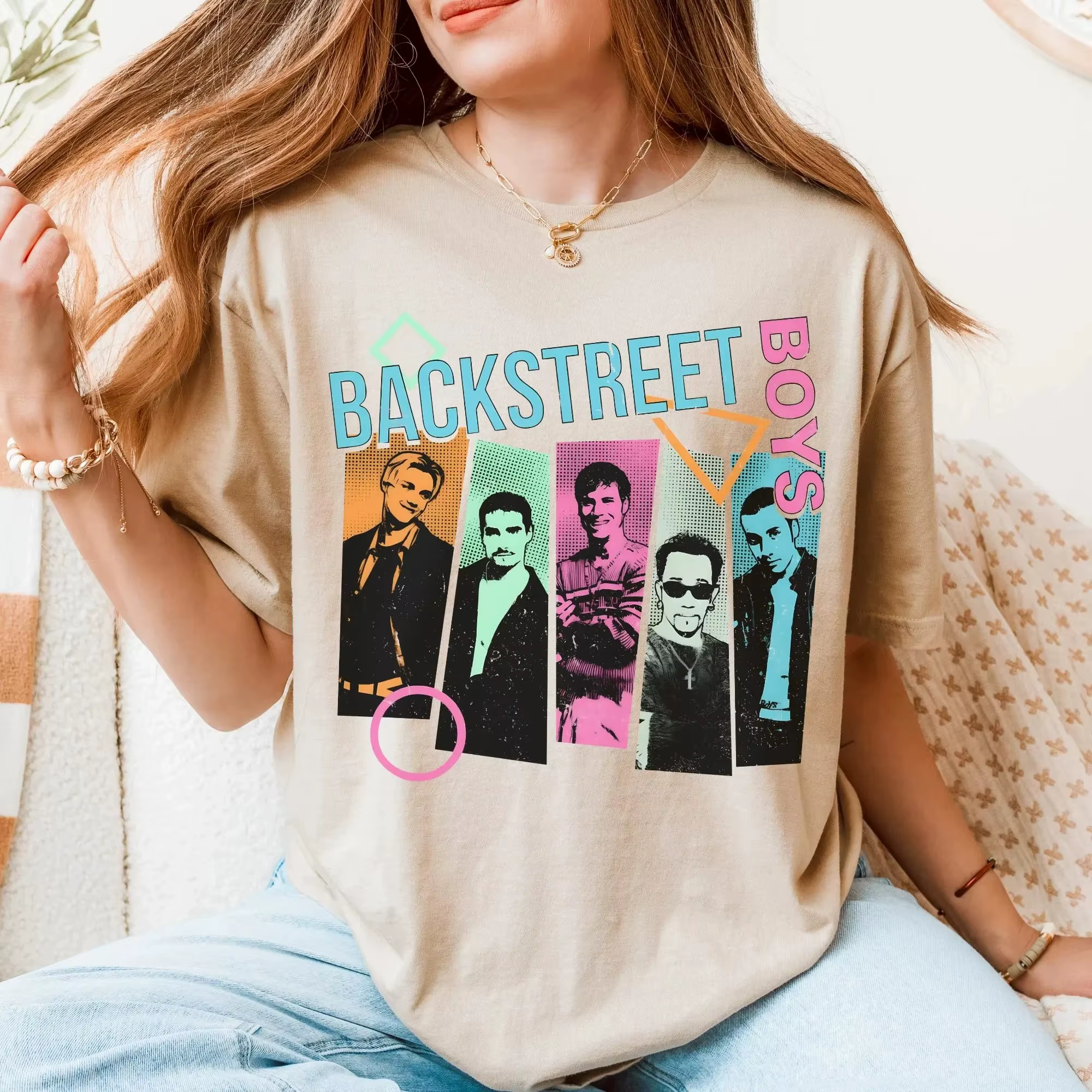 T-shirt vintage Backstreet Boys BSB Rock - Rappel d'un souvenir - Pour hommes
