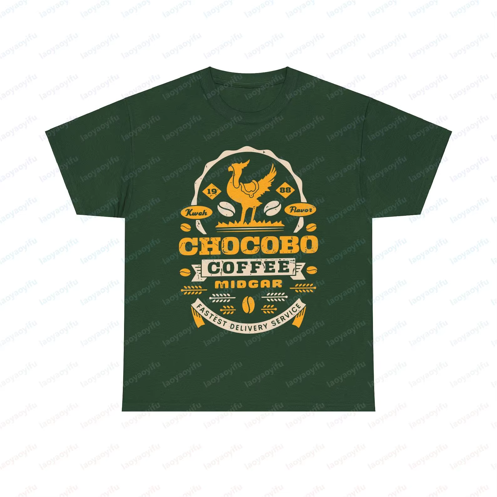 T-shirt imprimé graphique Chocobo du jeu vidéo Final Fantasy