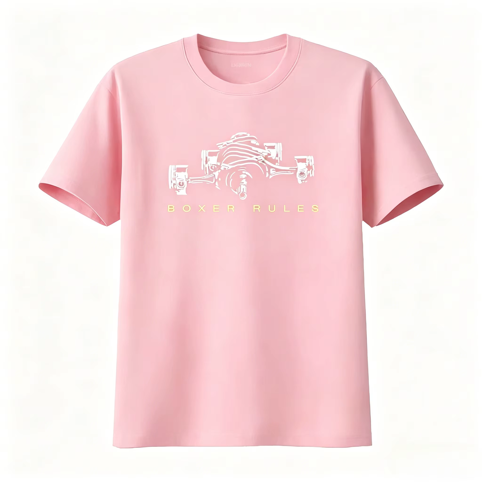T-shirt imprimé Boxer Rules Engine pour les passionnés de voitures Pistons GT86 GS 1200 1300 S disponible pour hommes et femmes – Nouvelle collection été 2026