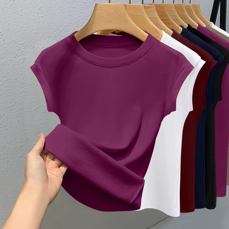 Nouveau T-shirt sans manches pour femme