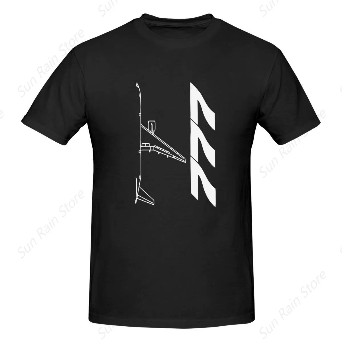 777 meilleurs produits de nouveau t-shirt d'aviation pour hommes coton grande taille t-shirts