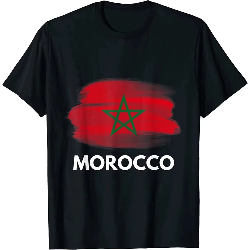 T-shirt graphique imprimé en 3D pour hommes