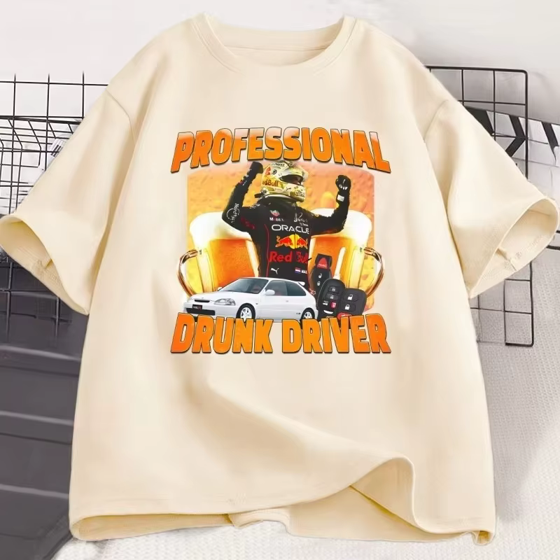 T-shirt professionnel pour hommes « Conduite en état d'ébriété »