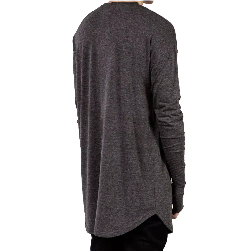 T-shirt à manches longues Hip Hop pour hommes