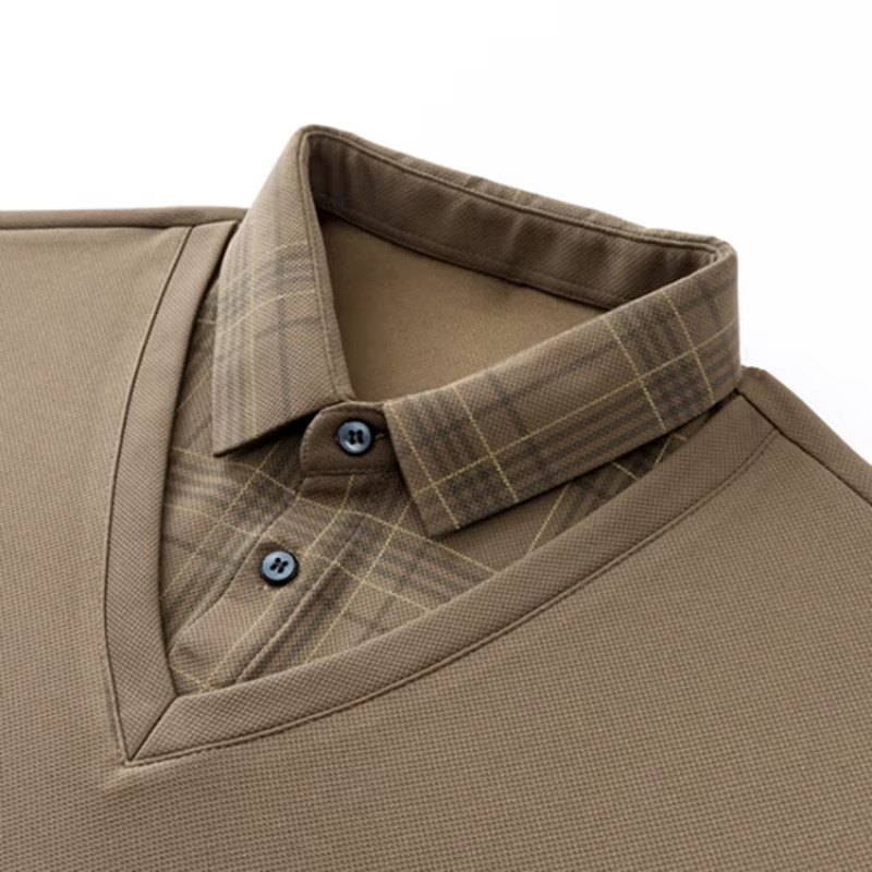 Polo à manches longues pour hommes