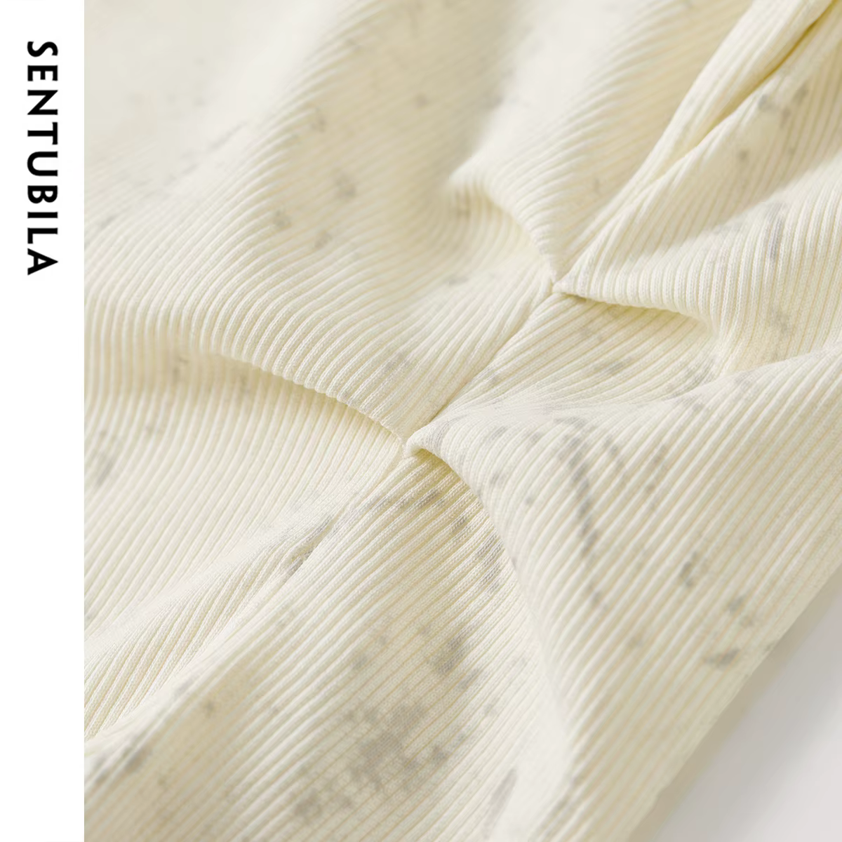 T-shirt en coton imprimé SENTUBILA pour femme