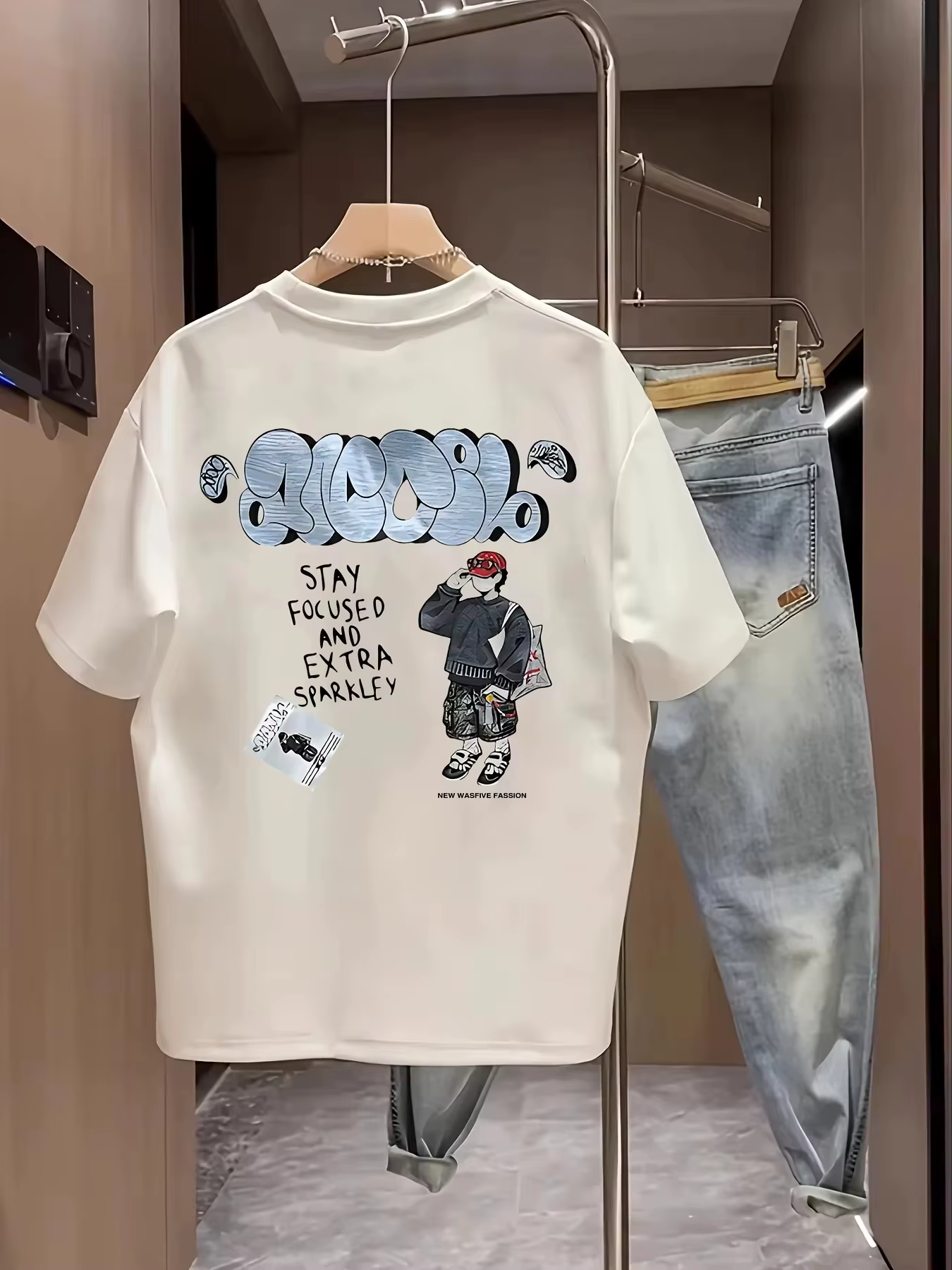 T-shirt oversize pour homme
