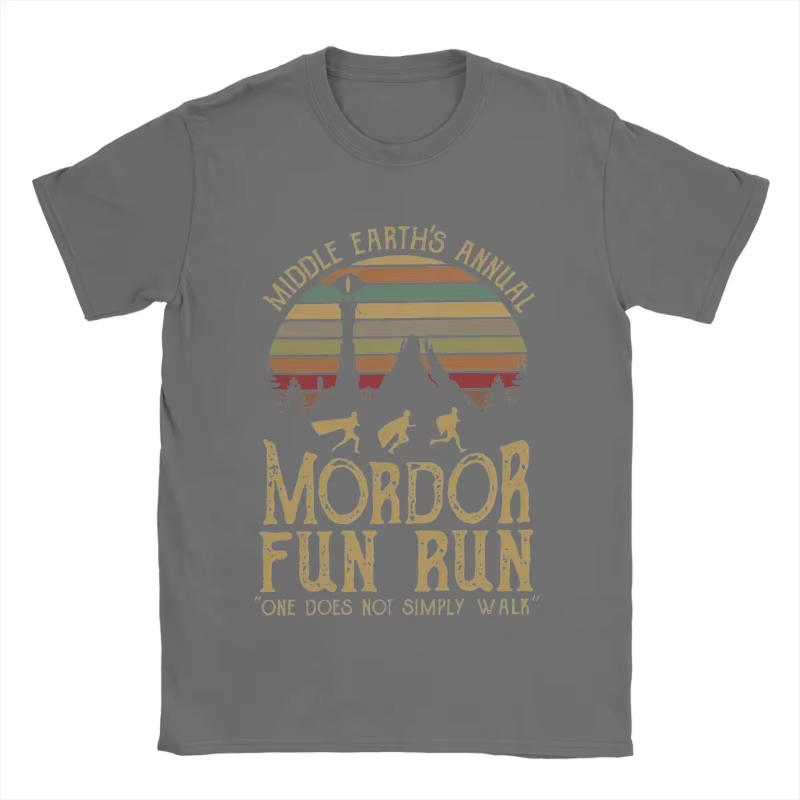 T-shirt Mordor L-Lords Of The R-Rings pour hommes