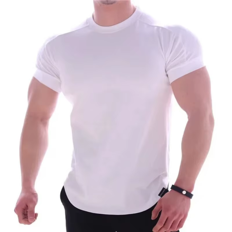 2024 T-shirt de sport d'été hommes gymnases à manches courtes