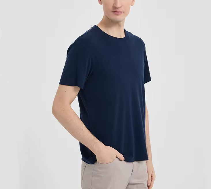 T-shirt en laine mérinos pour homme