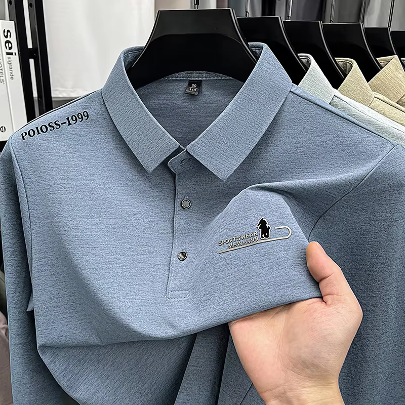 Polo à manches longues pour homme