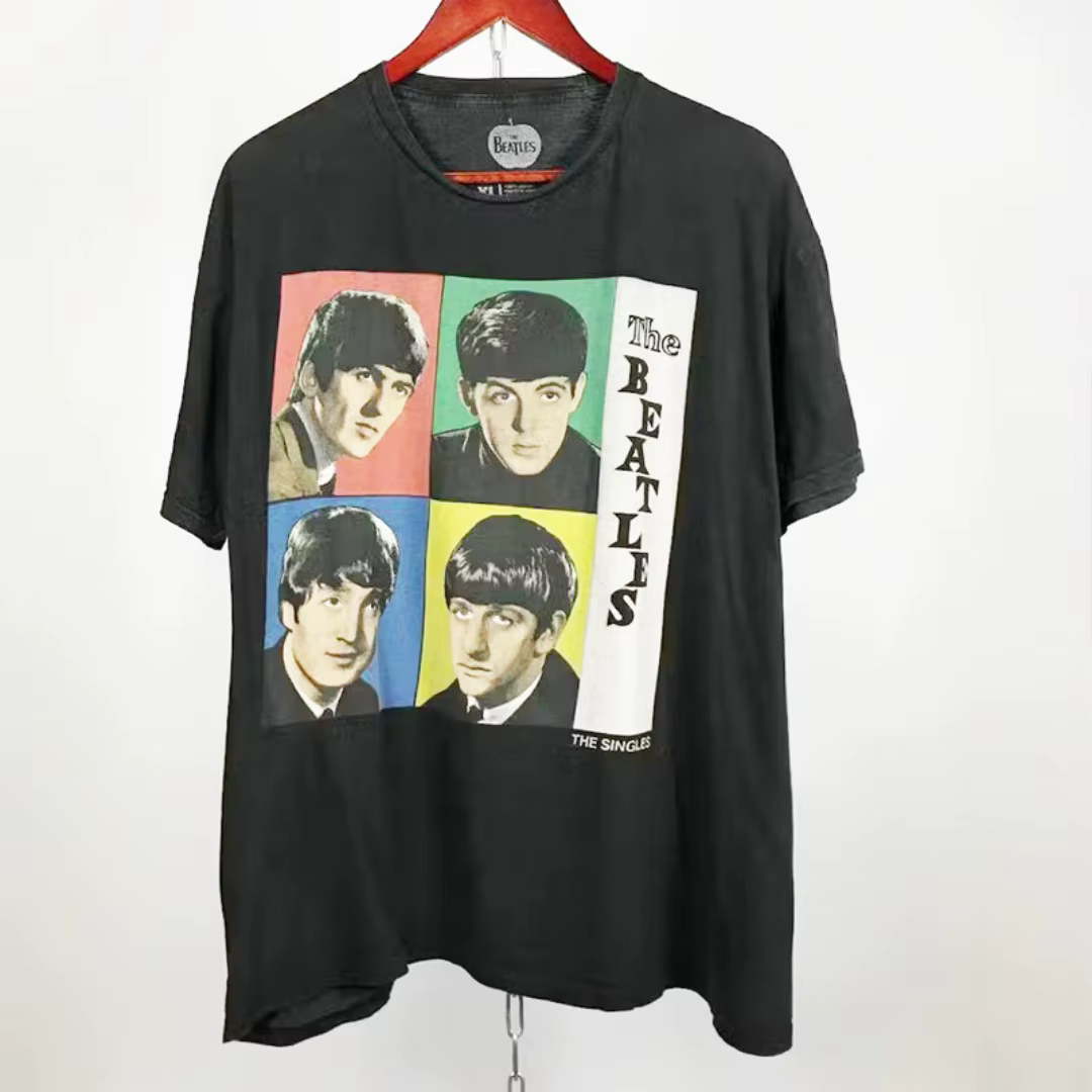T-shirt vintage rock américain rétro The Beatles