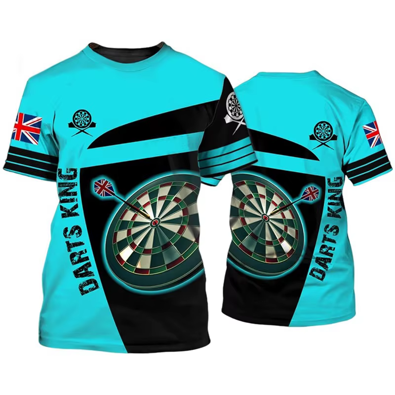 T-shirt Dart League pour hommes et femmes