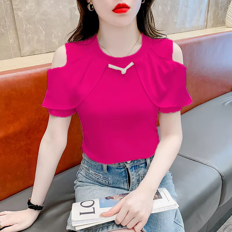 T-shirt à manches courtes pour femmes