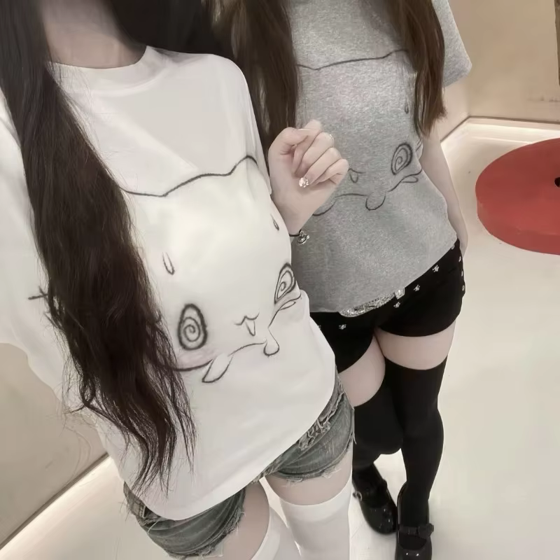 T-shirt surdimensionné japonais pour femmes