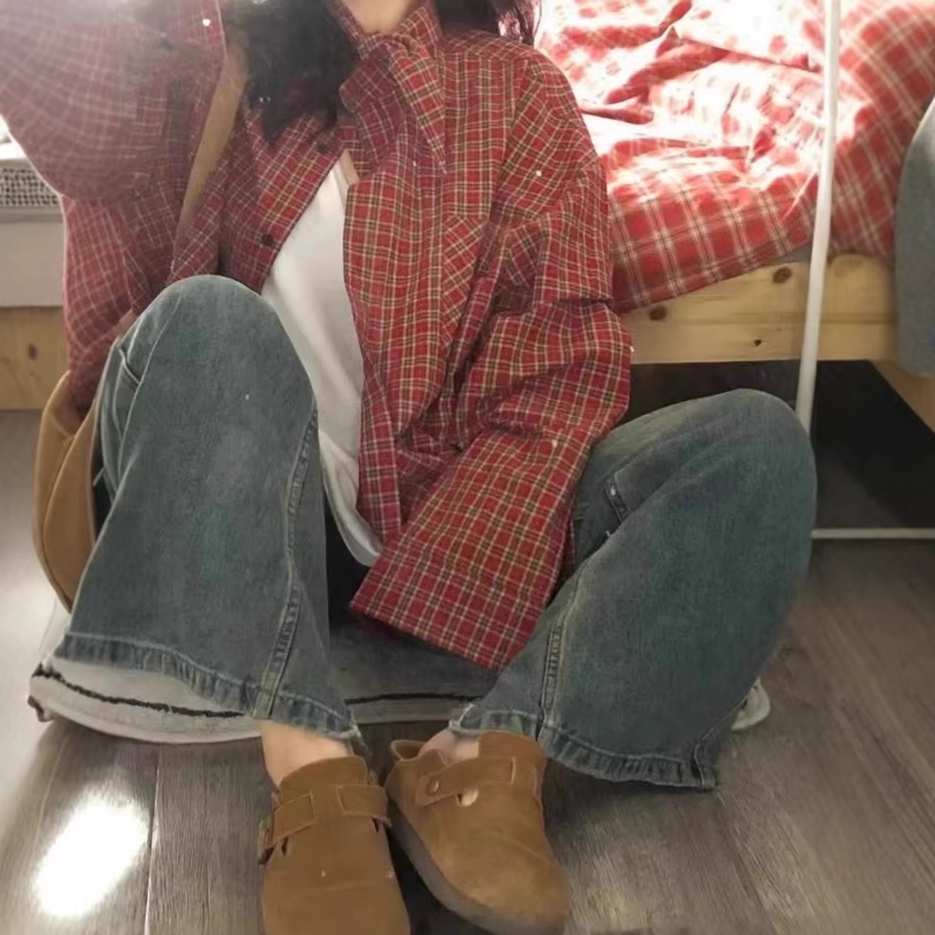 Chemise ample à manches longues pour femmes