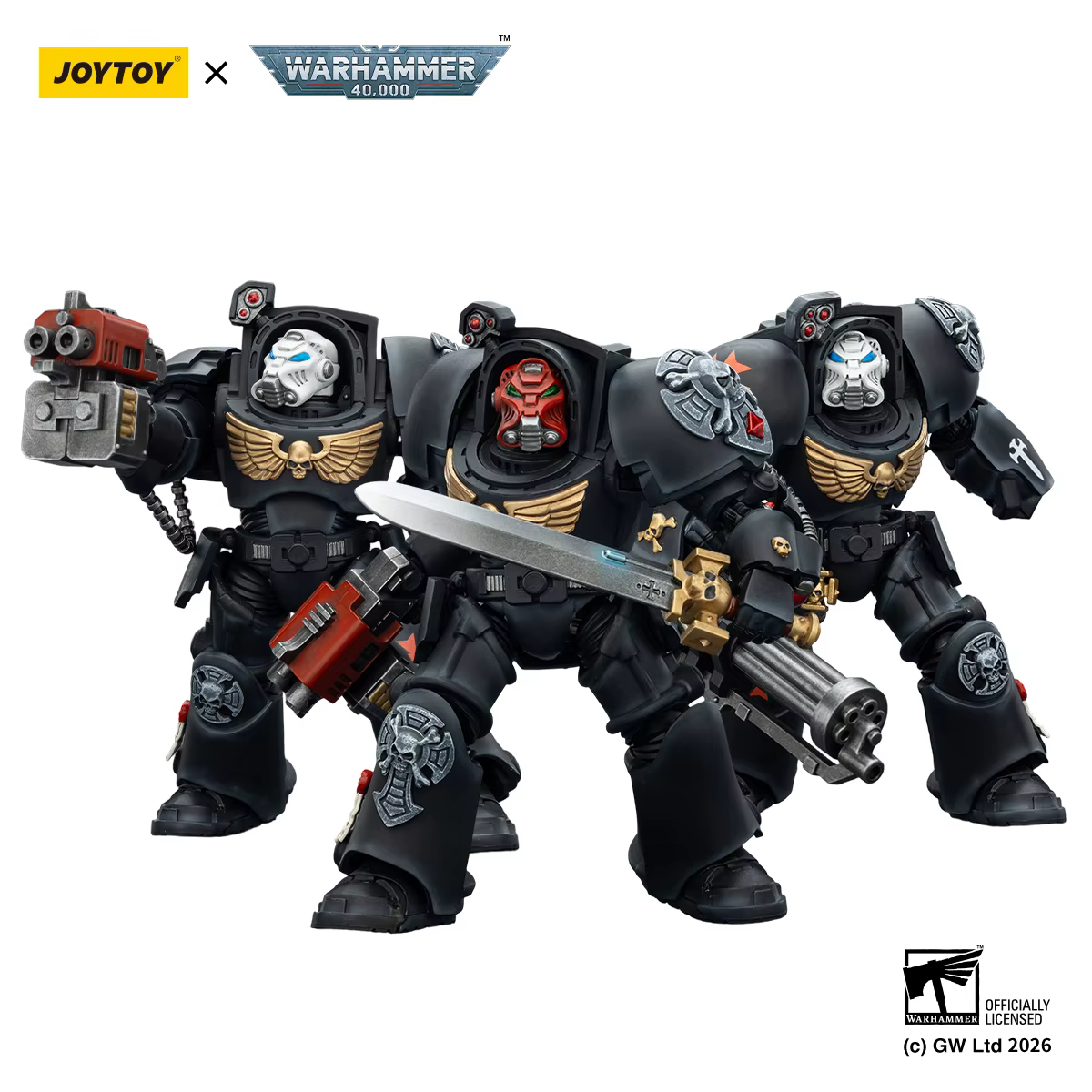 Figurines d'action JOYTOY 1/18 Warhammer 40K Terminator Squad