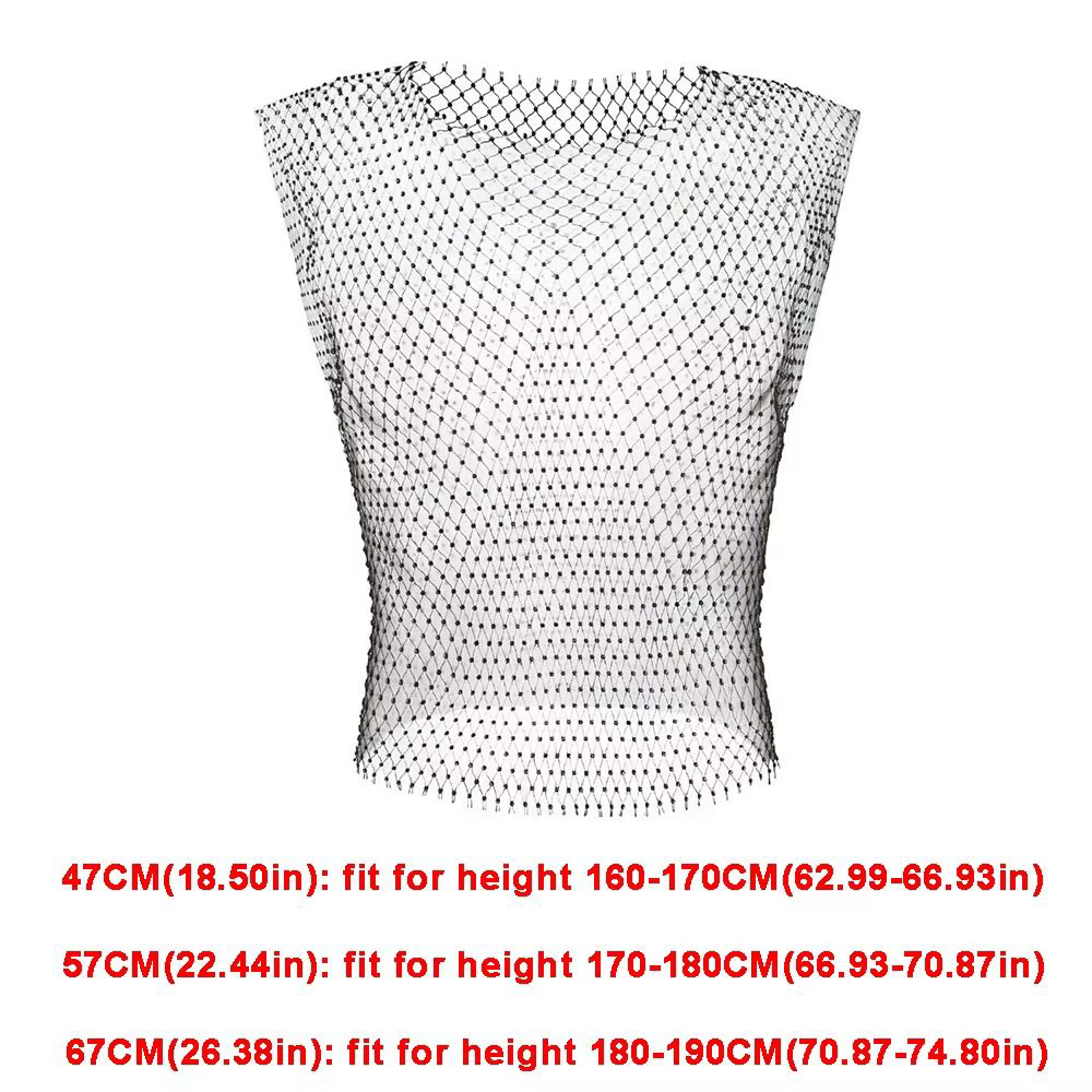 Débardeur Homme Style Sexy Orné de Strass