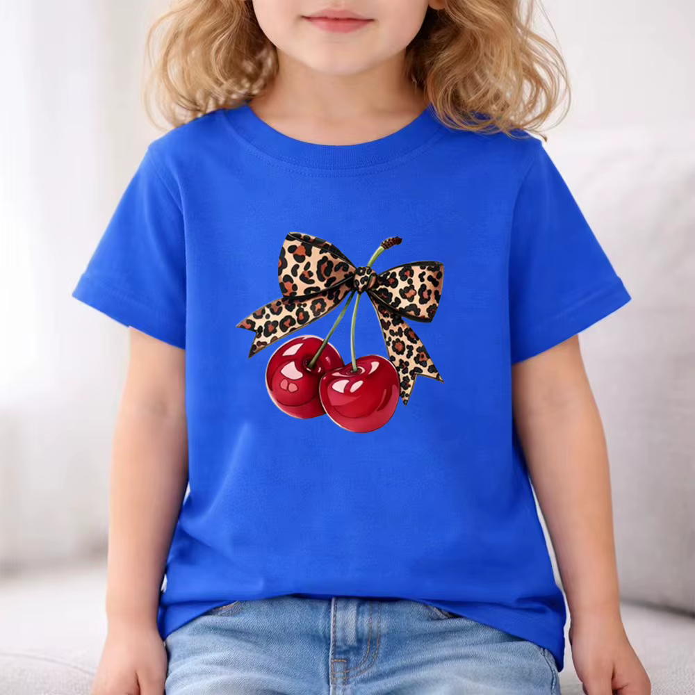 T-shirt pour enfants, T-shirts à manches courtes pour filles