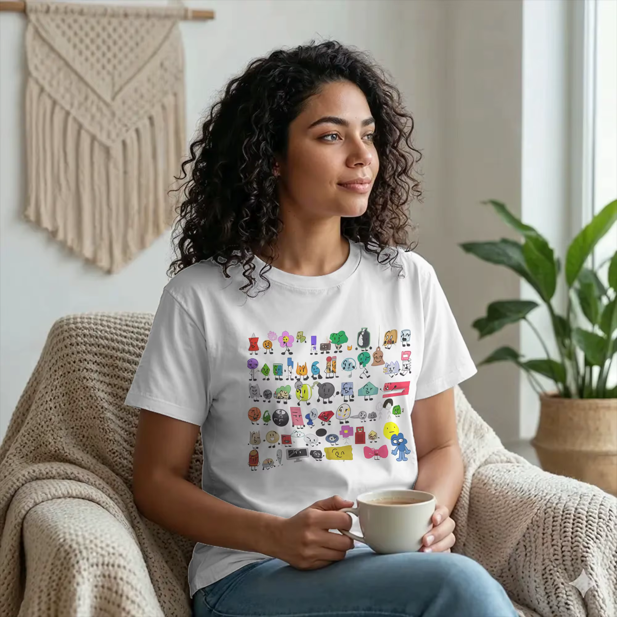 Loisirs BFDI bataille pour Dream Island T-Shirts hommes col rond coton