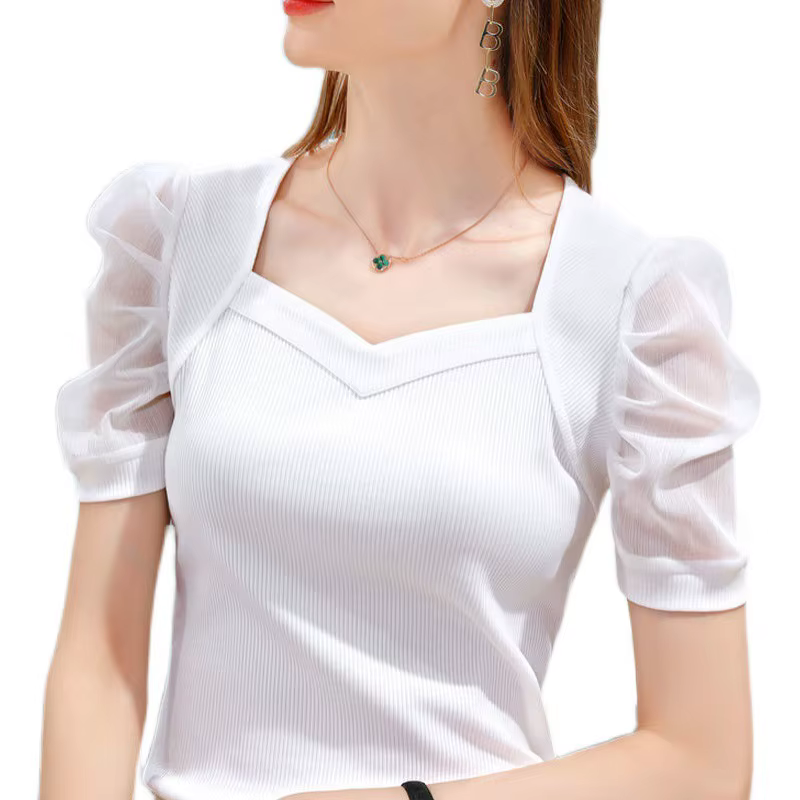 T-shirt à manches courtes pour femme