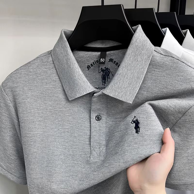 Designer nouveau 100% coton manches courtes polo shirt haut de gamme marque pony broderie hommes nouvelle mode golf décontracté été T-shirt