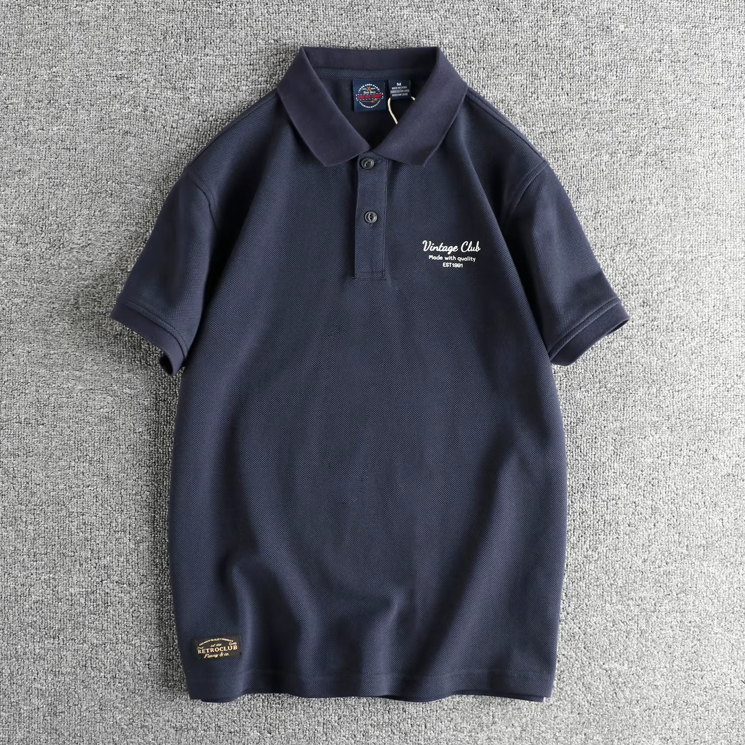 Polo à manches courtes pour hommes