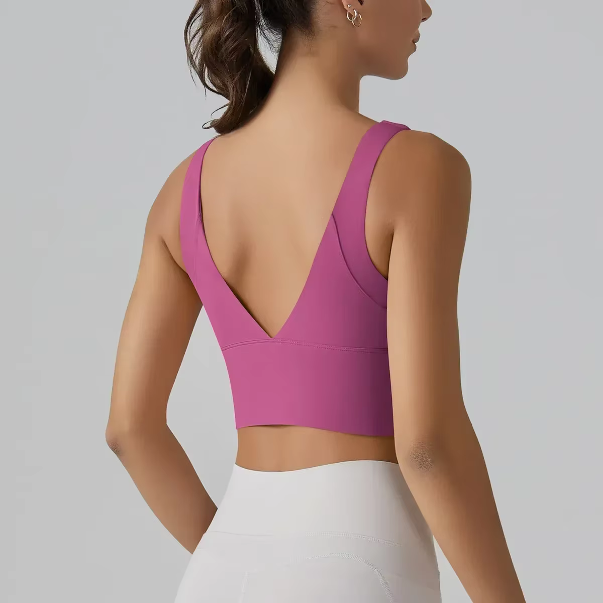 MIML Débardeur de Yoga pour Femmes Gym Entraînement Pilates Vêtements Chemisier de Sport Gilet