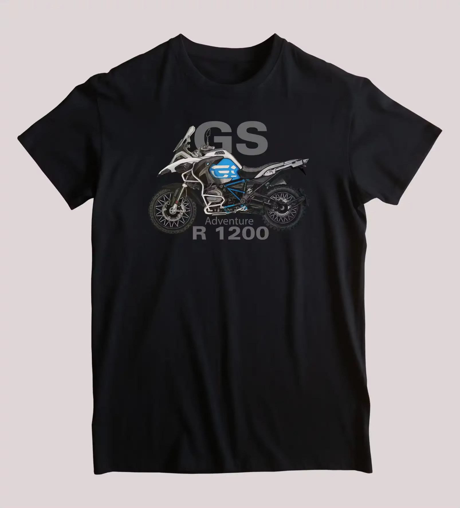 T-shirt à manches courtes et col rond pour homme