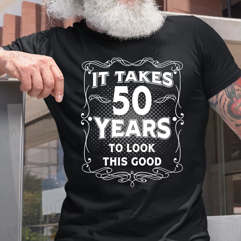 T-shirt drôle du 50e anniversaire pour hommes