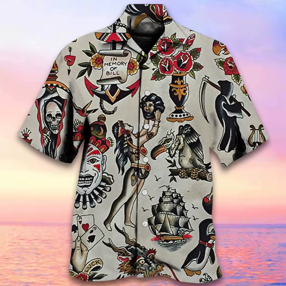 Chemise rétro pour hommes