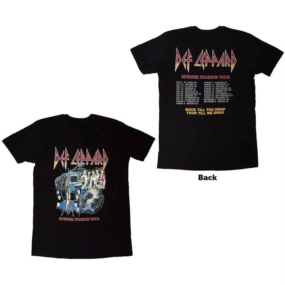 T-Shirt classique Triangle Def Leppard Band