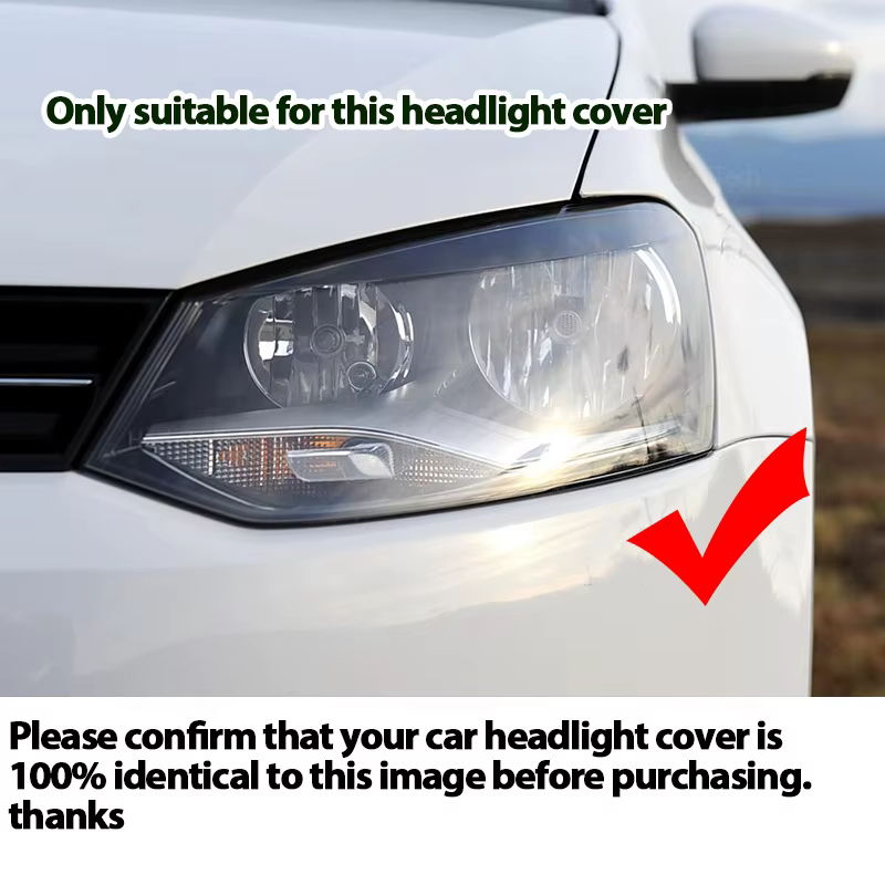 Pour Volkswagen VW Polo MK5 pré-lift 2010 2011 2012 2013 boîtier Transparent phares avant lentille coque verre couvercle de lampe