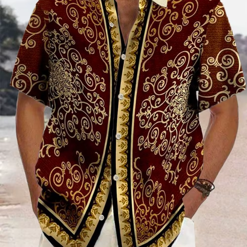 Chemise à manches courtes pour homme