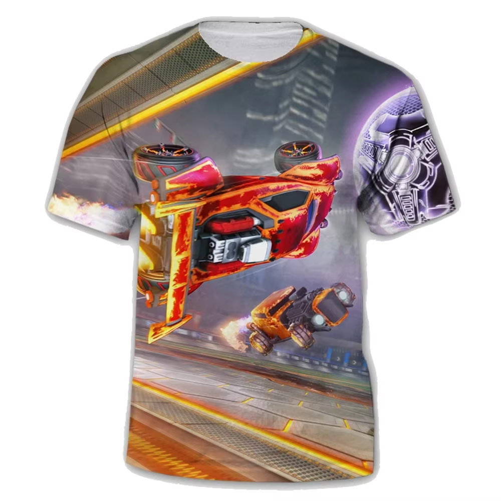 T-shirt pour hommes au design créatif Rocket League