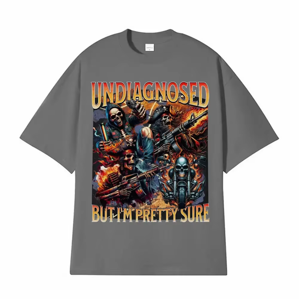 Indiagnostic mais je suis assez sûr Meme t-shirts drôle autisme squelette