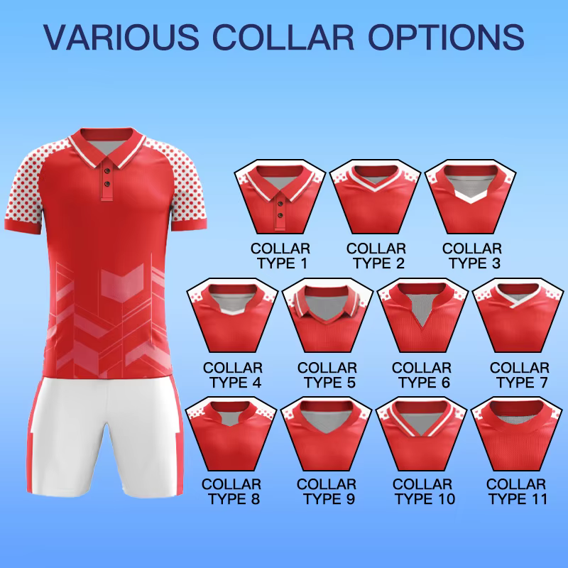 Chemise de football par sublimation en gros Kit d'uniformes