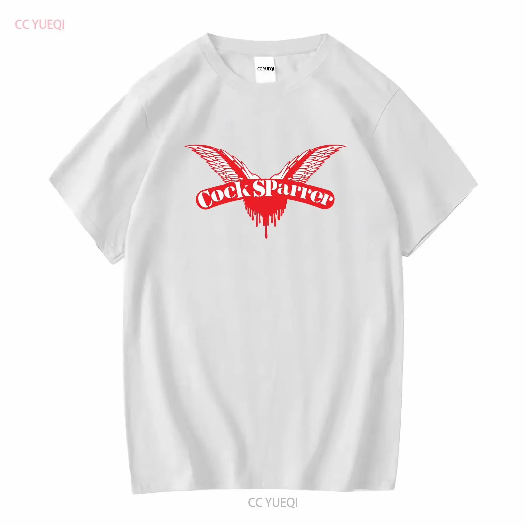COCK SPARRER LOGO t-shirt noir S XXL Skinhead Oi Punk dernier station 4 peaux vintage lavé légèrement polyvalent décontracté
