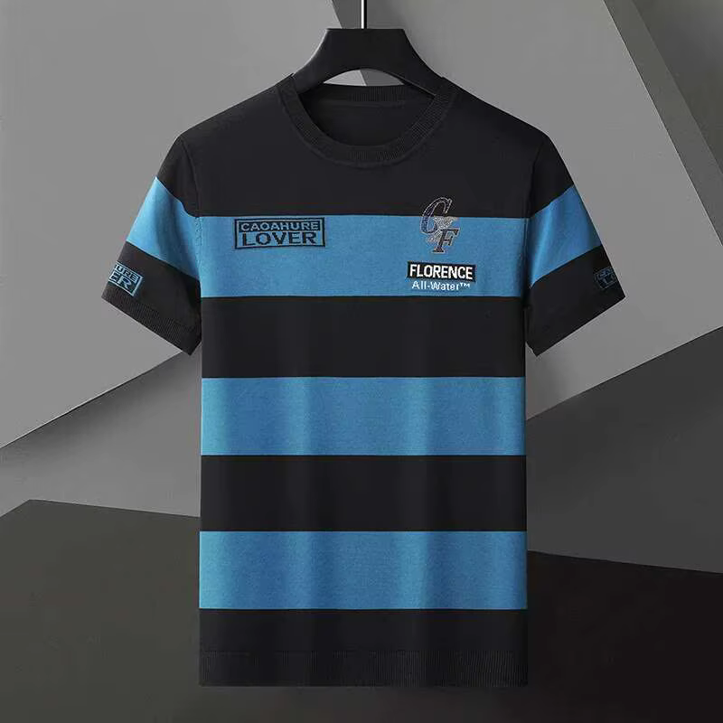 T-shirt manches courtes col rond homme